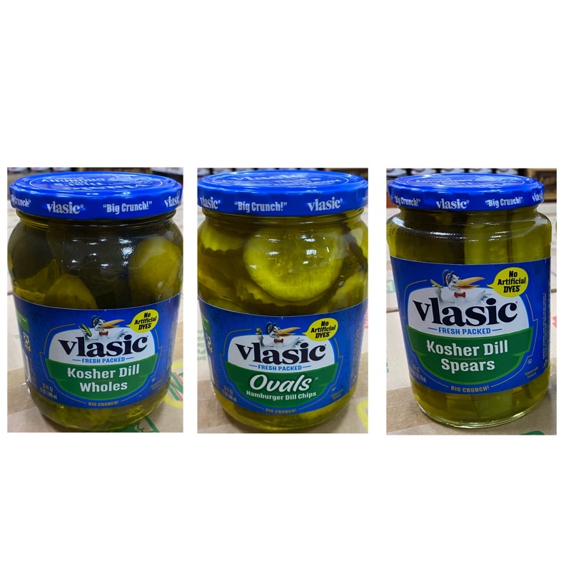 Vlasic Kosher Dill Pickles Spears, Oval, Wholes | Shopee Philippines