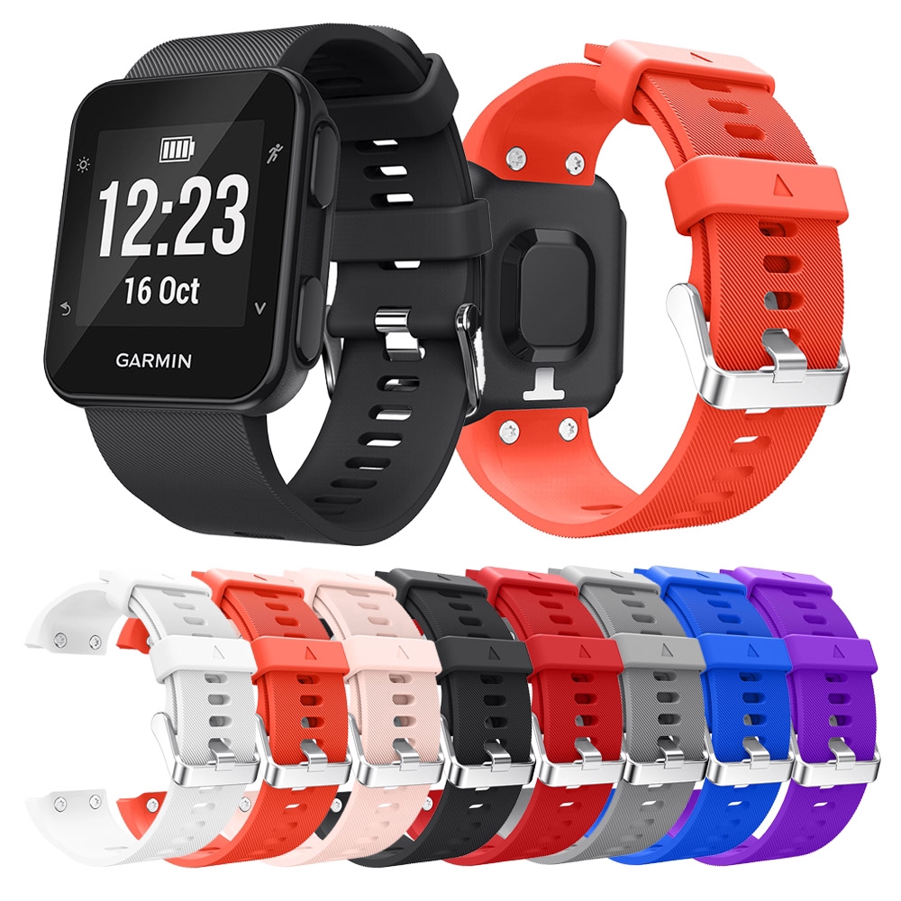 For Garmin Forerunner 35 Strap Soft Silicone Replacement Watch Band ...