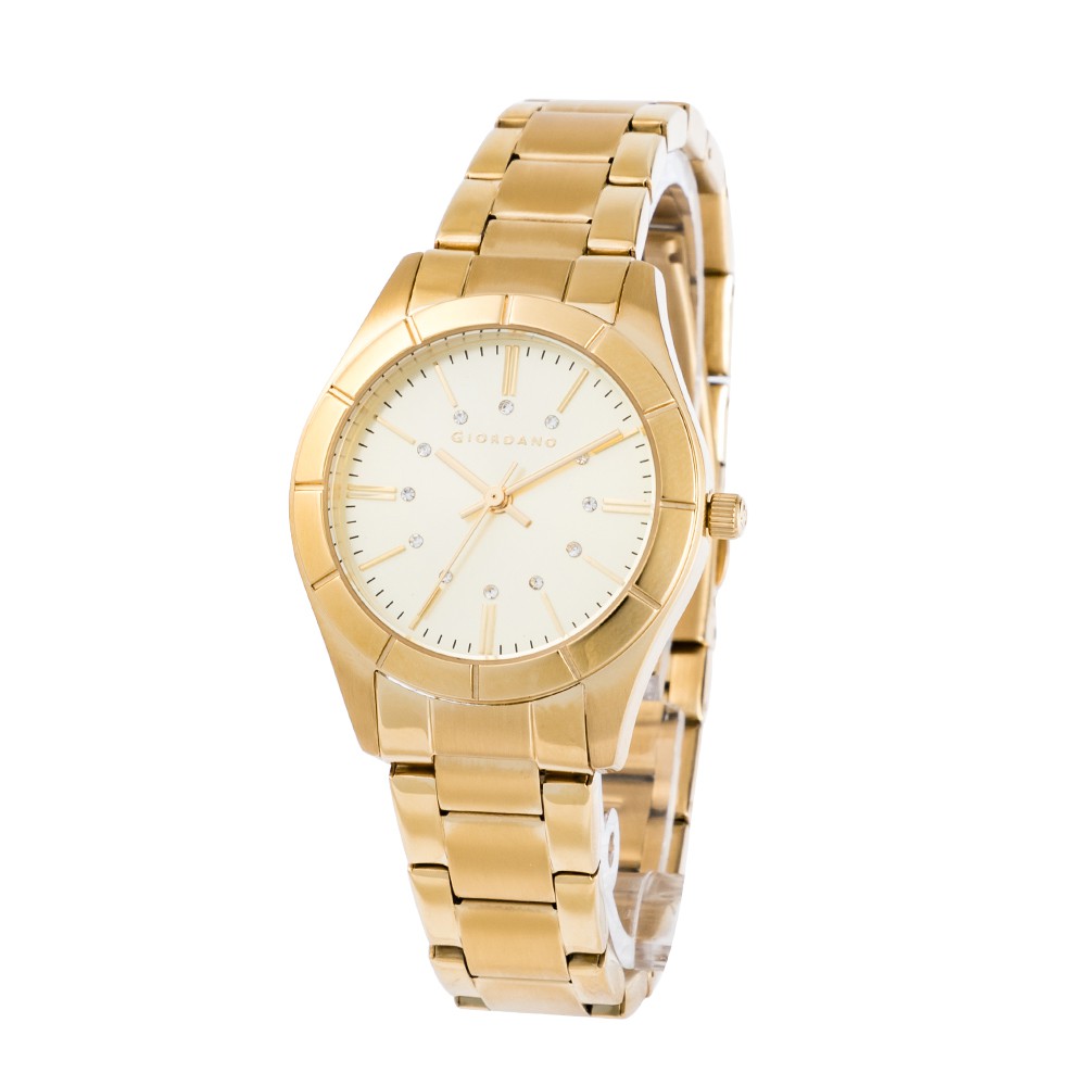 Giordano G2763-33 Ladies Gold Stainless Steel Watch | Shopee Philippines