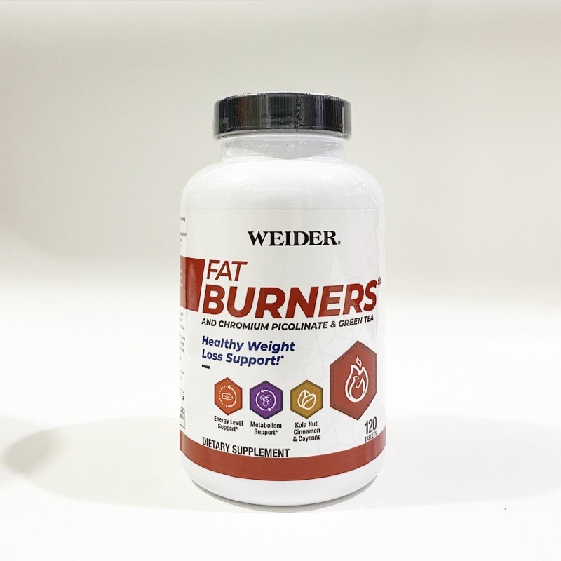 Weider Fat Burners 120 Tablets (Expiry June 2024) Healthy Weight Loss