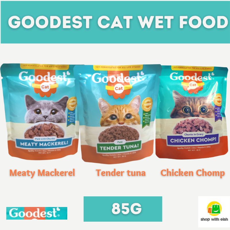Goodest Cat Wet Food 85g for kittens and adult cat Shopee Philippines