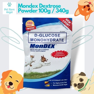 Dextrose Powder Mondex 100g 340g Anti Dehydration Energy Supplement for Pet Dog Cat