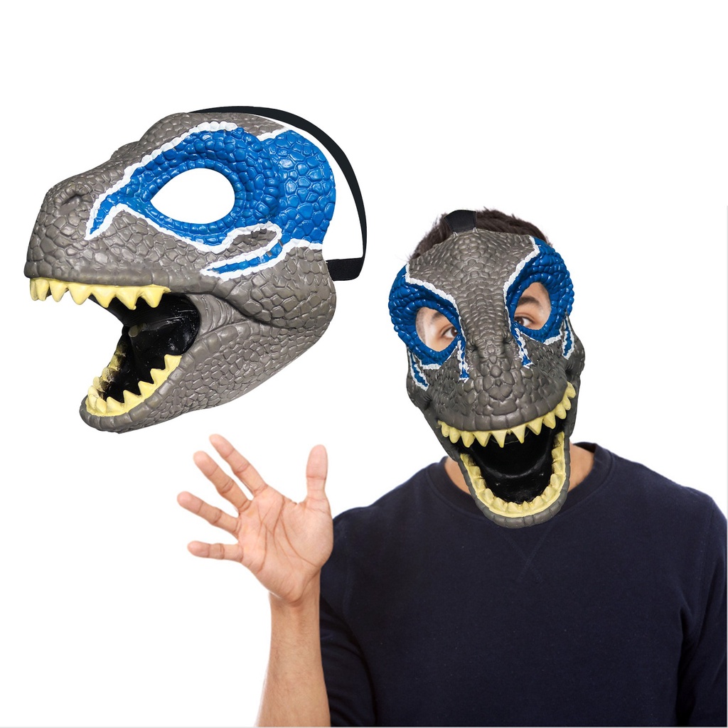 Halloween Dragon Dinosaur Mask Snake Open Mouth Latex Horror Dinosaur ...