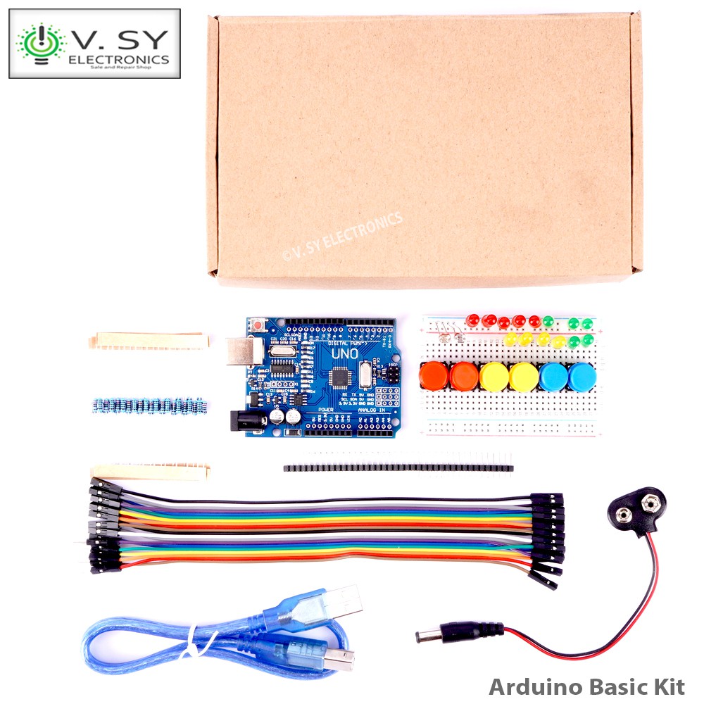 Arduino UNO Standard DIY Basic Electronics Learning Starter Robotics ...