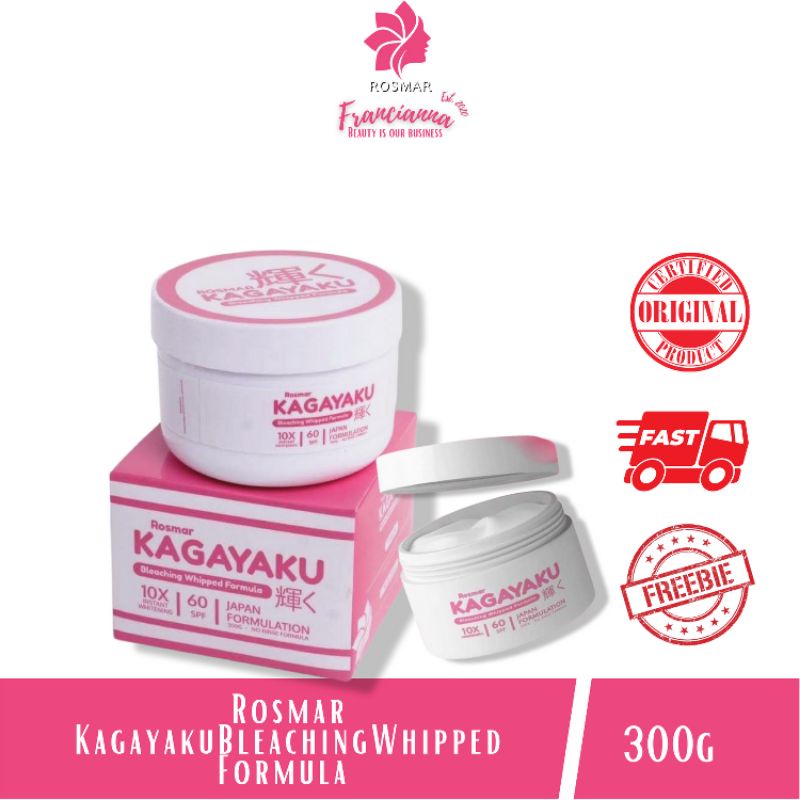 [Onhand] Rosmar Kagayaku Bleaching Whipped Cream with Freebie Shopee