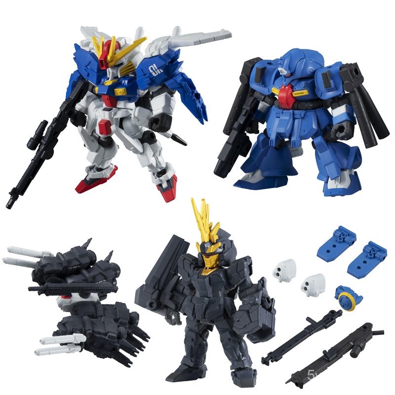 Bandai GUNDAM Gacha Ensemble Outpost UNICORN GUNDAM-02 BANSHEES GUNDAM ...