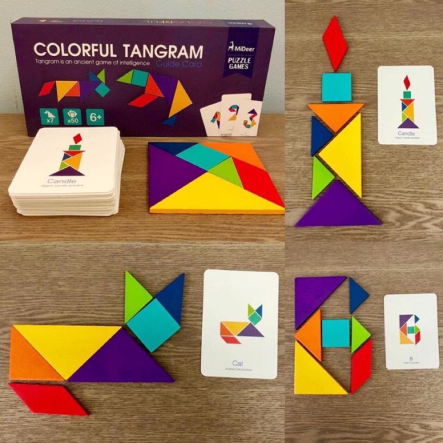 mideer colorful tangram