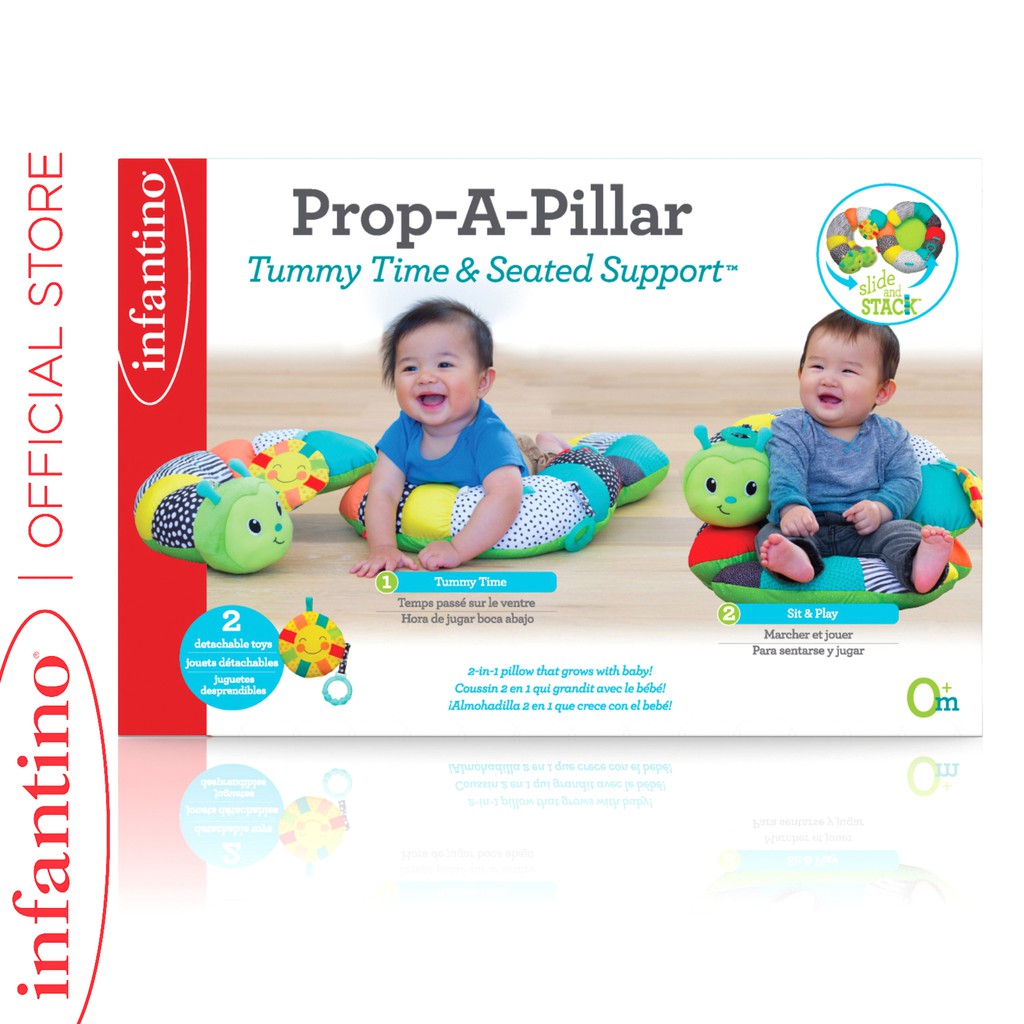 infantino caterpillar pillow