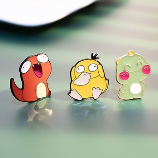Funny Pokémon Brooch Men Women Cute Japanese Style Ugly Badge Cartoon Pikachu Decorative Pin Buckle Creative #3