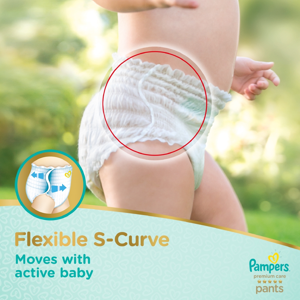 pampers premium care active baby pants