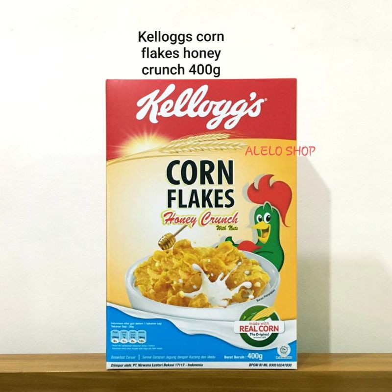 Kelloggs Strawberry Banana Corn Flakes Honey Crunch Nuts 400 180 G Cereals Cereals Honey Banana Kellogs Shopee Philippines