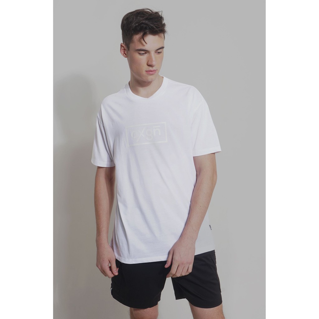OXGN Men's Easy Fit Tee with Special Print (White) | Shopee Philippines