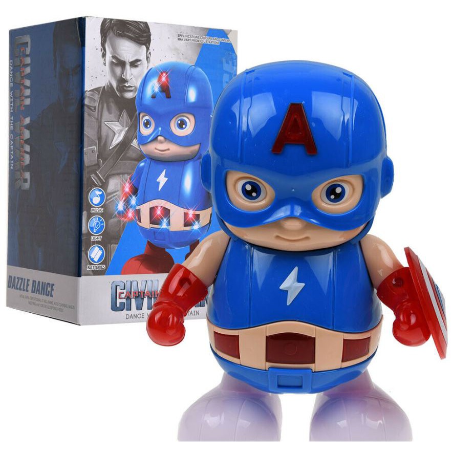 captain america robot toy