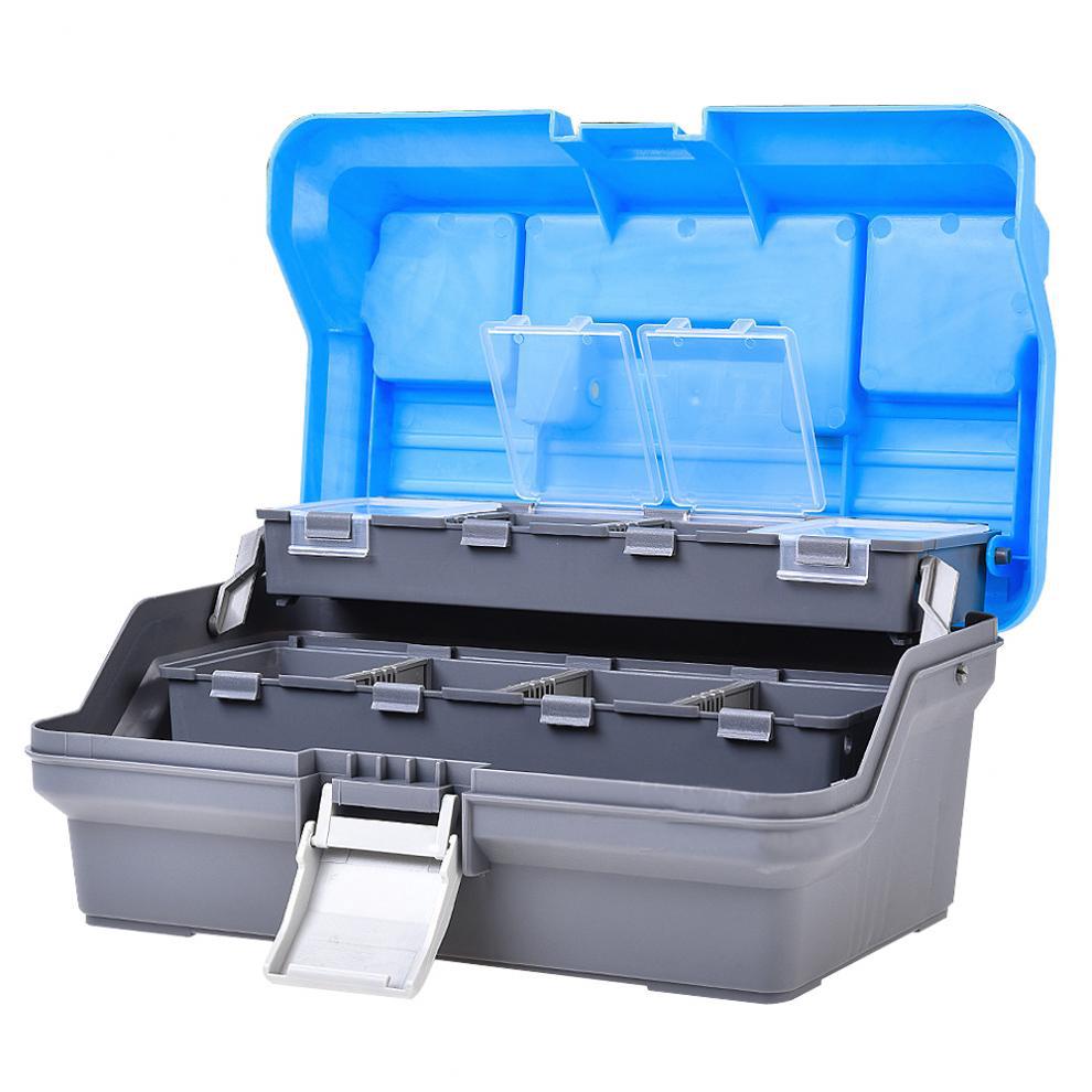 32cmX 19cmX14.5cm 3 Layers Fishing Tackle Box | Shopee Philippines