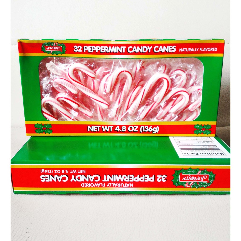Joybrite 32 Peppermint Candy Canes 136g Shopee Philippines