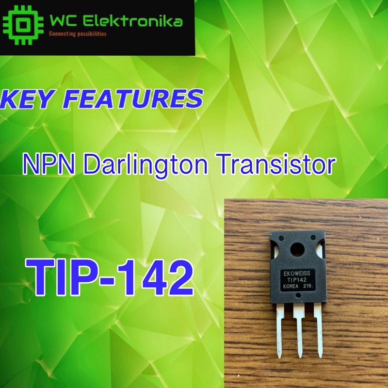 TIP142 NPN DARLINGTON TRANSISTOR 1PC Shopee Philippines