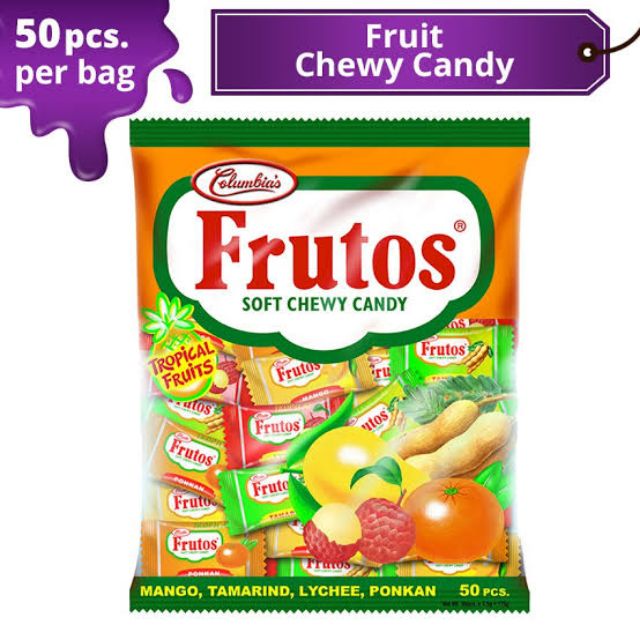 50 pcs Frutos soft chewy candy Shopee Philippines