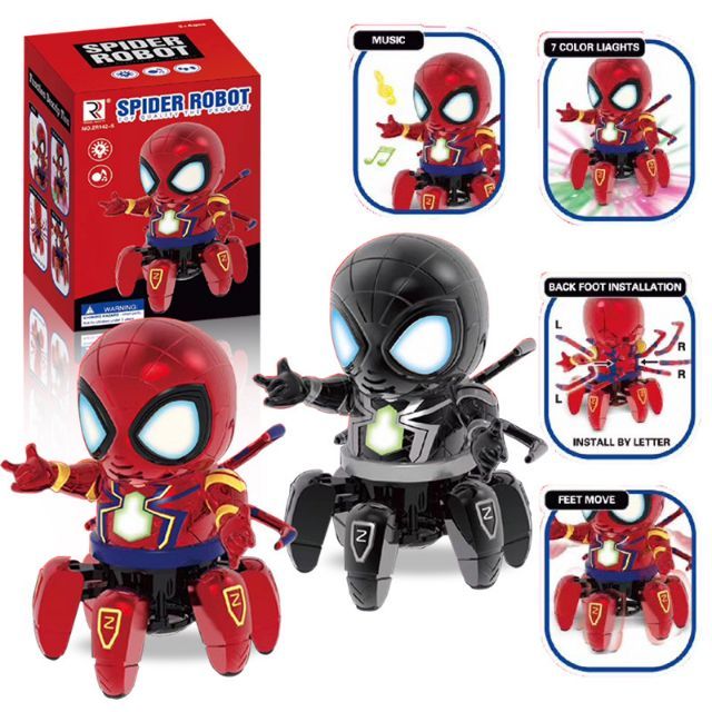 spiderman dancing robot