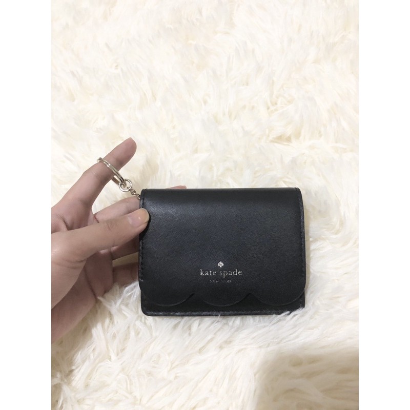 Preloved Kate Spade wallet/card holder w/ Key Ring | Shopee Philippines