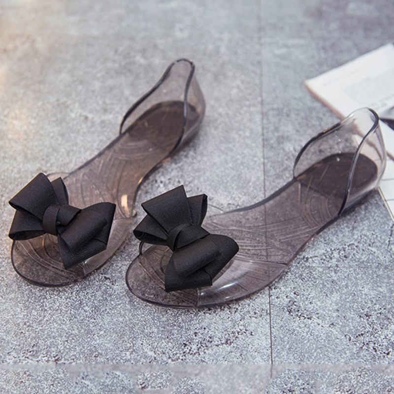 platform jelly sandals