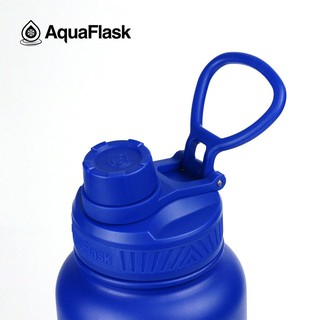 small aqua flask