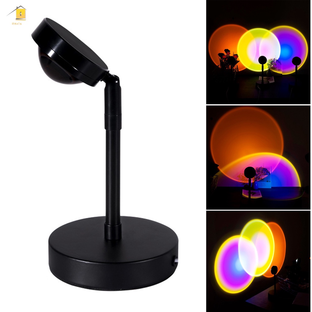 SE Italian sunset light rainbow lamp Sunset Projection Floor Light
