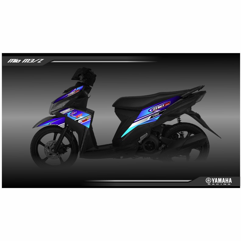 Striping Sticker Variations Motorcycle Yamaha Mio M3 Mio Z 125cc Motif Racing Road Race Shopee Philippines