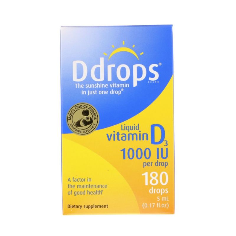 on hand!Ddrops Liquid Vitamin D3, 0.17 fl oz (5 ml)