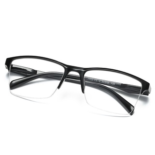 Ultralight Square Half Frame Reading Glasses Presbyopic Glasses Men Women +0.75 1 1.25 1.5 1.75 2 2.25 2.5 2.75 3 #7