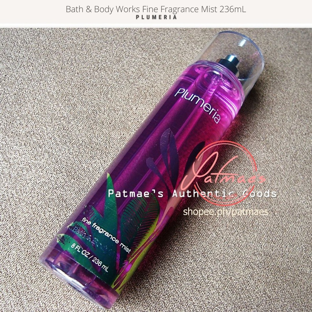 Bath And Body Works Plumeria Fragrance Mist 236ml Shopee Philippines 2662