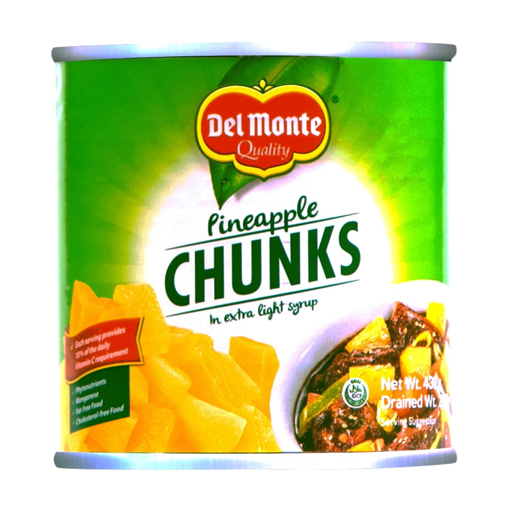Del Monte Pineapple Chunks 432g Shopee Philippines