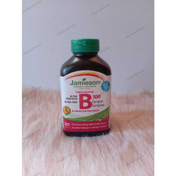 JAMIESON B 100 Complex Timed Release (225 Caplets) | Shopee Philippines