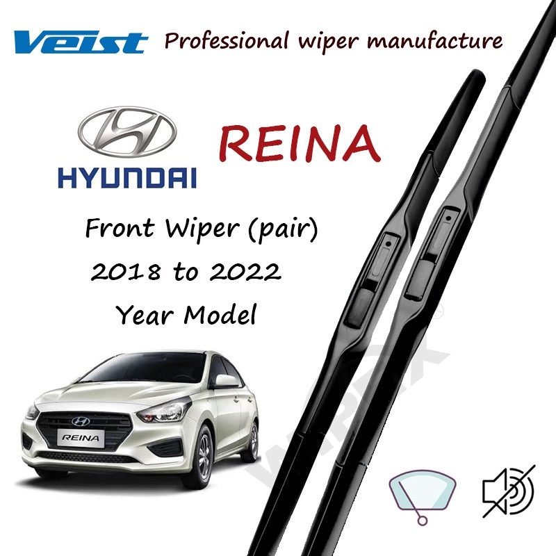 (Original)For Hyundai REINA Front Wiper Blade 16+24 for 2018 to 2022