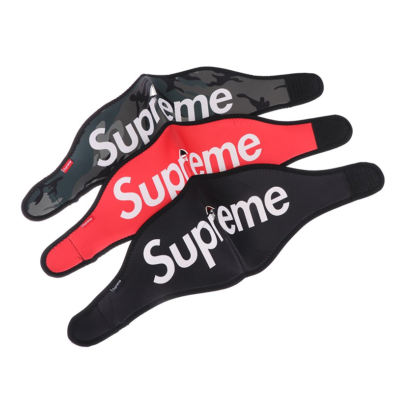 Supreme Topeng Anti Dust Motorcycle Cycling Ski Atv Half Face Mask