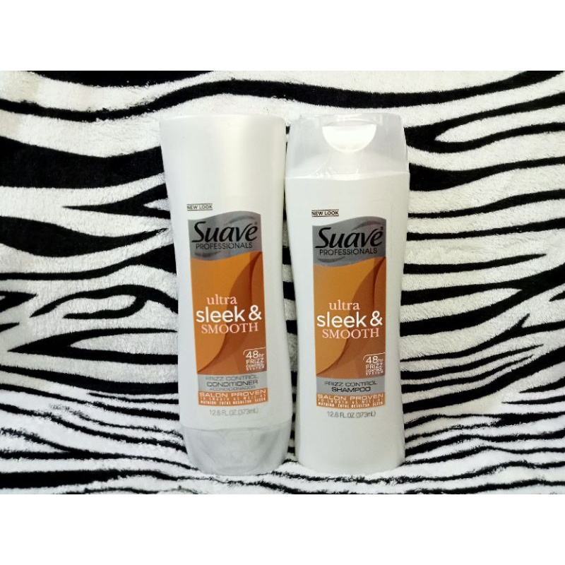 Suave Professionals Ultra Sleek Smooth Shampoo Conditioner Shopee