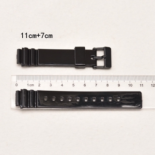 Soft PU Watch Strap for Casio LRW-200H Watchband Women Lady Pin Buckle Wrist band Bracelet Belt Black Straps and Clasps for Casio LRW200H #4