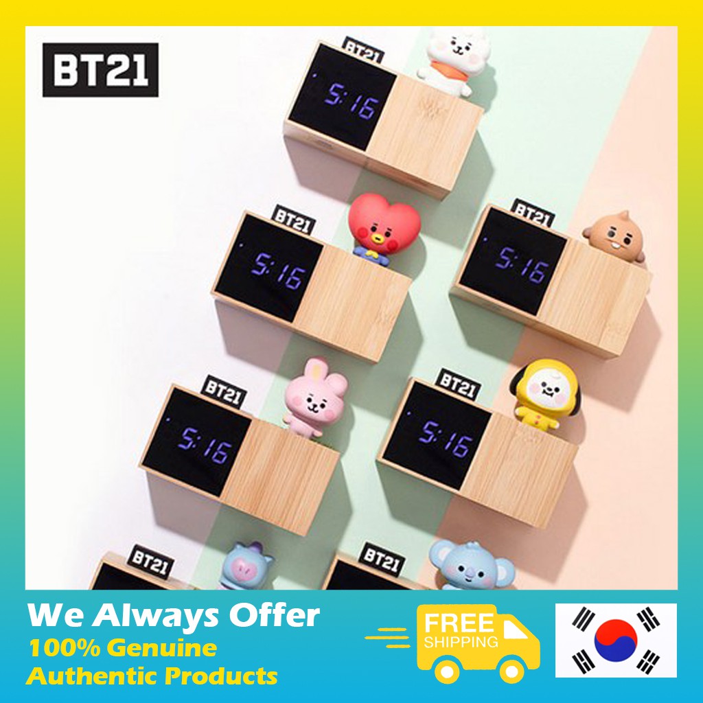 [BTS/BT21] Royche BT21 Baby LED Digital desk clock MANG KOYA SHOOKY RJ