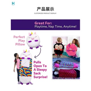 ™□JH Happy Nappers Sleeping Bag Kids Boys Girl Play Pillow1-2 days delivery #5