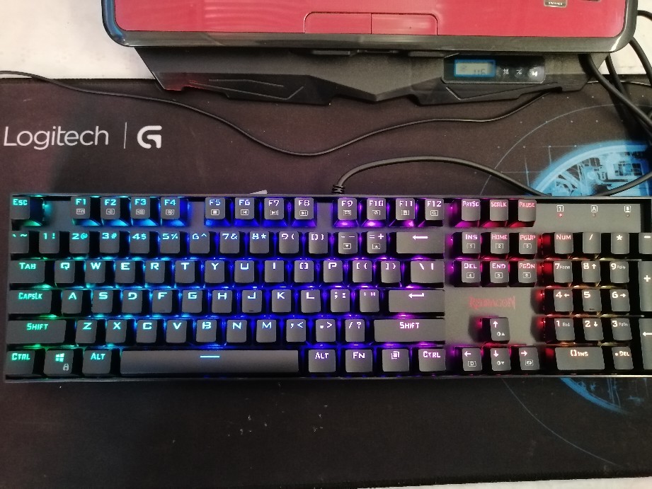K551-RGB Mitra Redragon Gaming Mechanical Keyboard RGB Blue Switch