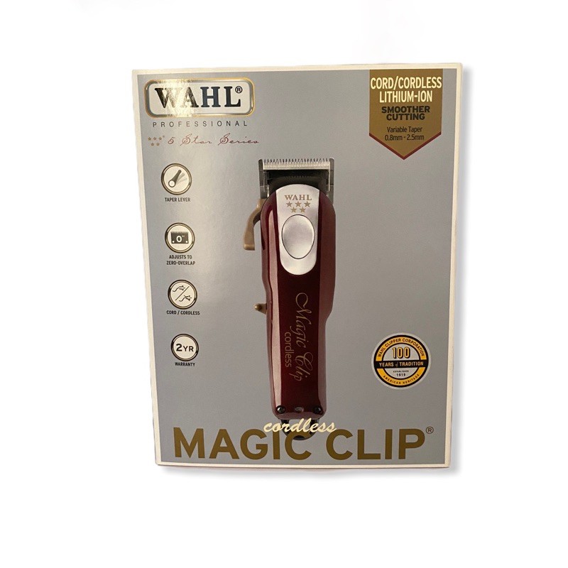 wahl magic clip cordless manual