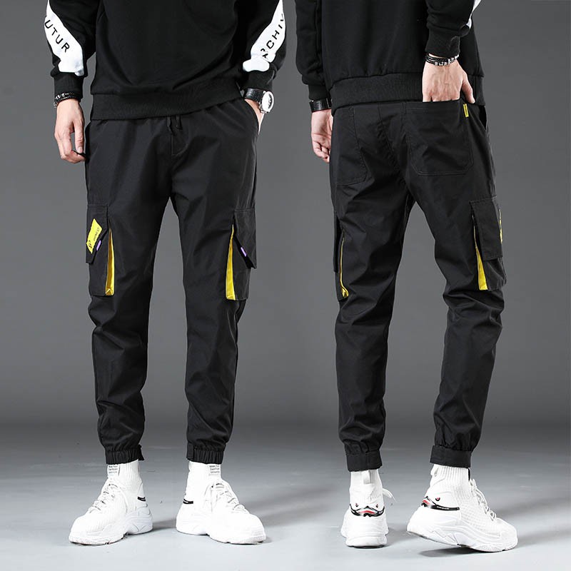 army green cargo joggers