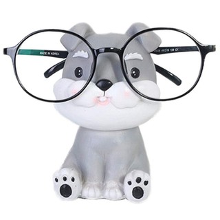 Pag Chris.W Cute Puppy Dog Glasses Holder Stand Eyeglass Retainers Sunglasses Display Cute Animal Design Gift