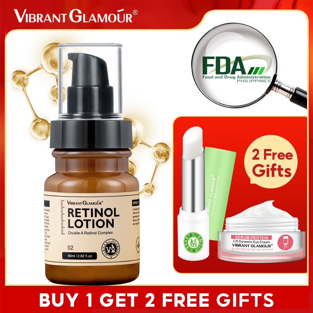 Vibrant Glamour Fda Natural Double Retinol Lotion Cream Vitamin A Anti Aging Collagen Firming