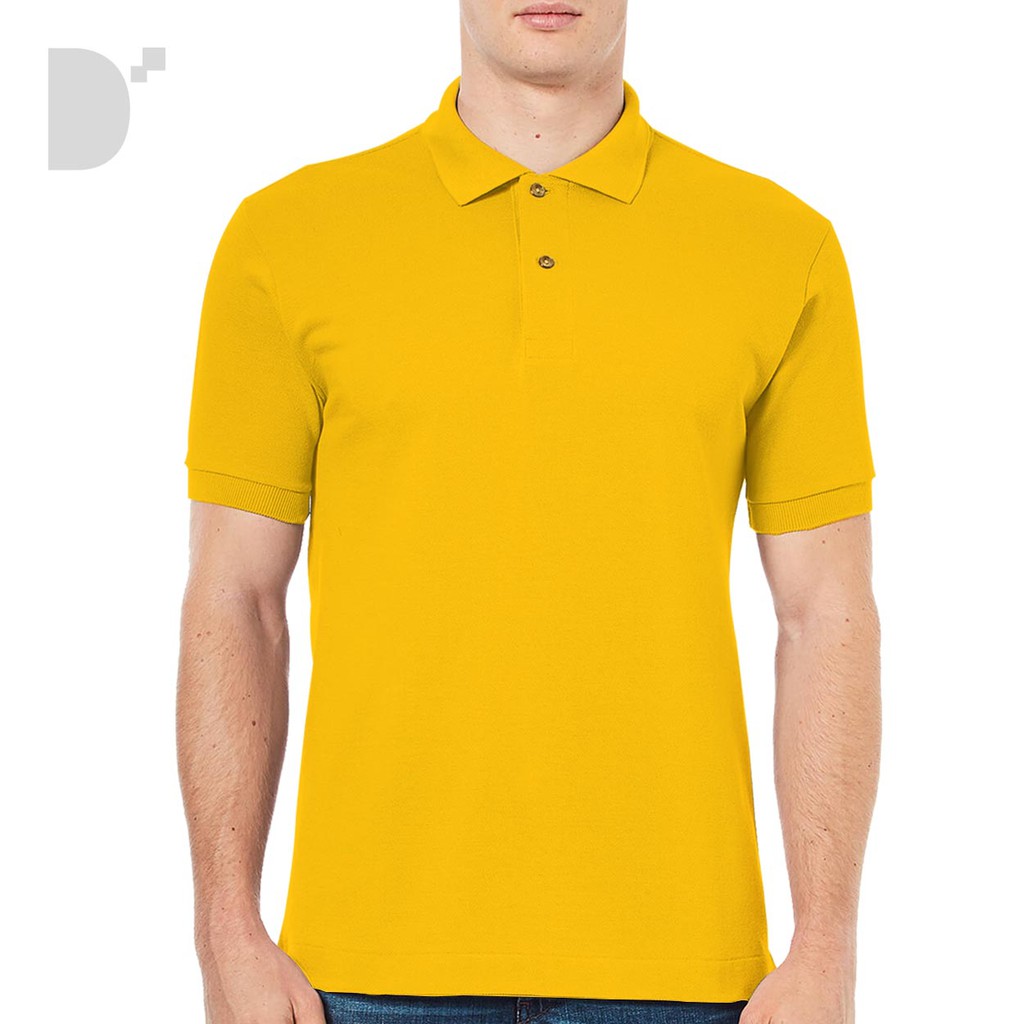 black polo shirt with yellow horse