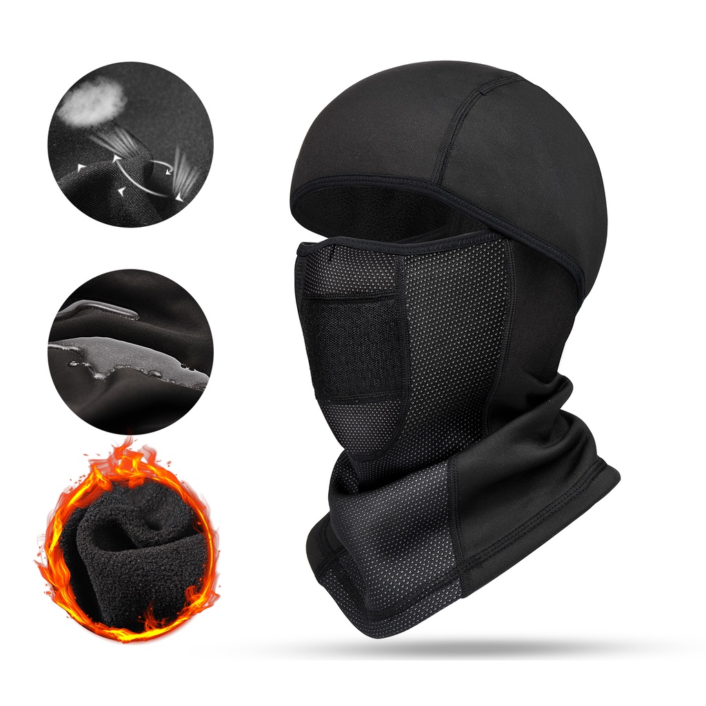 Winter Full Face Mask Cold Weather Gear Balaclava Cycling Cap for ...