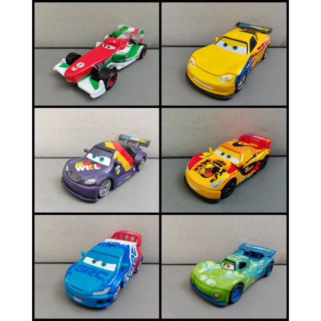 Disney Mattel Diecast Cars WGP Racers from Cars 2 Movie | Shopee ...