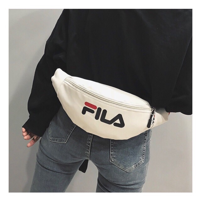 fila belt bag white