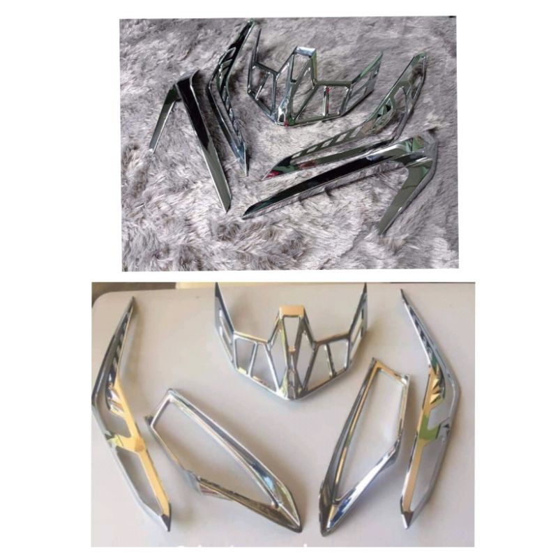 honda click 3in 1 garnish chrome V2 125i & 150i Shopee Philippines