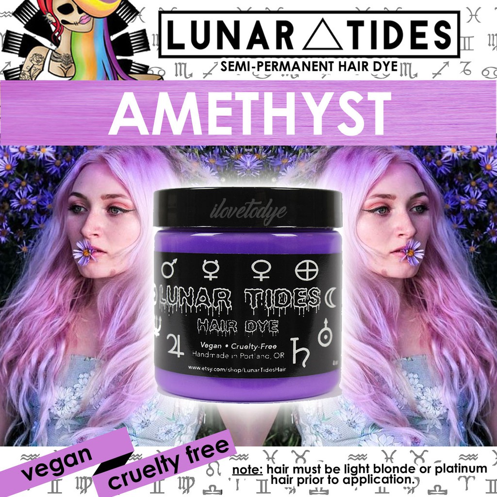 Lunar Tides Amethyst Purple ☾ SemiPermanent PinkPurple Hair Dye