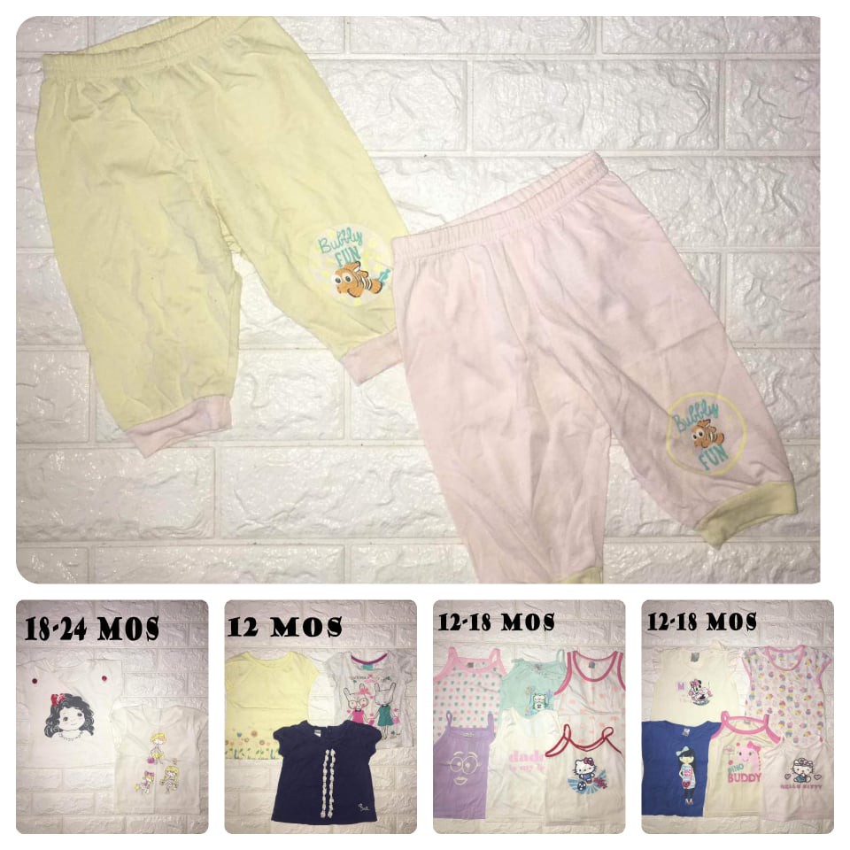PERSONAL PRELOVED CLOTHES FOR BABY GIRL (SOLD PER BUNDLE) Shopee